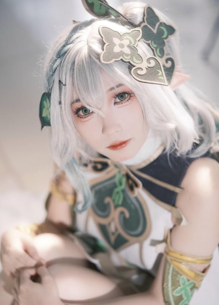 Ảnh ảnh nahida cosplay ánh mắt long lanh
