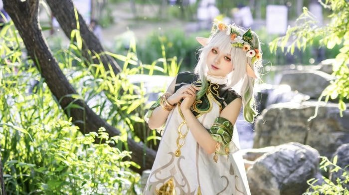 Ảnh ảnh nahida cosplay gương mặt sáng sủa
