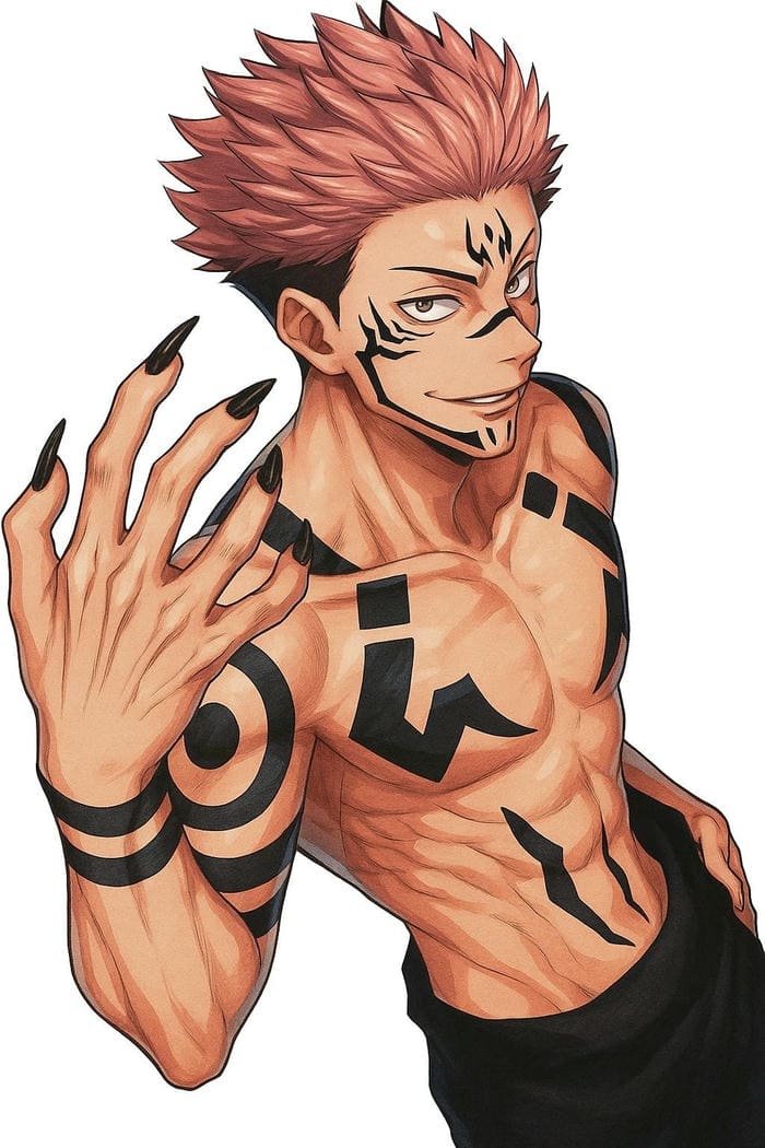 Ảnh anime Sukuna thực thể nguyền rủa