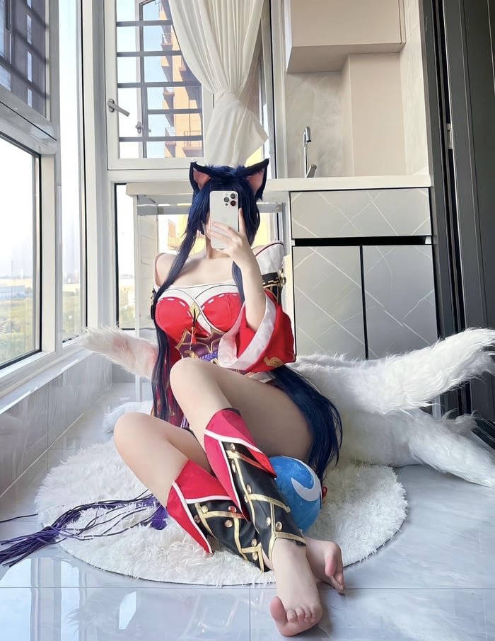 Ảnh cosplay ahri nét đẹp tinh tế