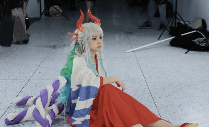Ảnh cosplay yamato trang phục chiến binh nổi bật