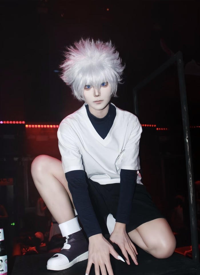 Ảnh killua cosplay phong cách anime năng động