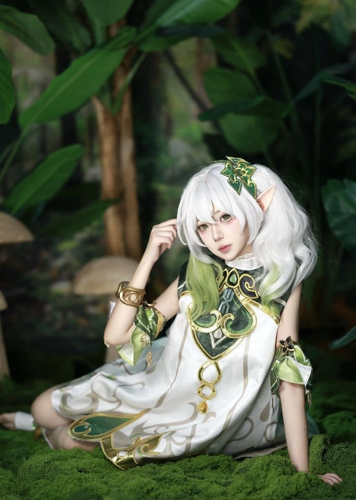 Ảnh nahida cosplay khí chất trong sáng