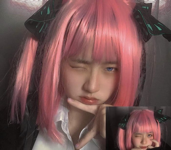 Ảnh nino nakano cosplay biểu cảm tự tin quyến rũ