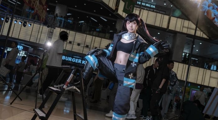 Ảnh tamaki kotatsu cosplay tạo dáng năng động