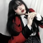 Ảnh yumeko jabami cosplay ánh mắt sắc sảo