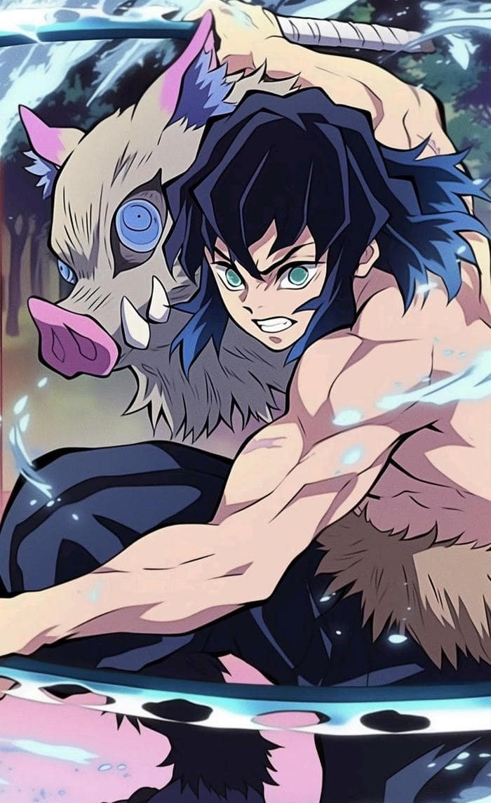 Anime Inosuke cơ bắp mạnh mẽ nổi bật