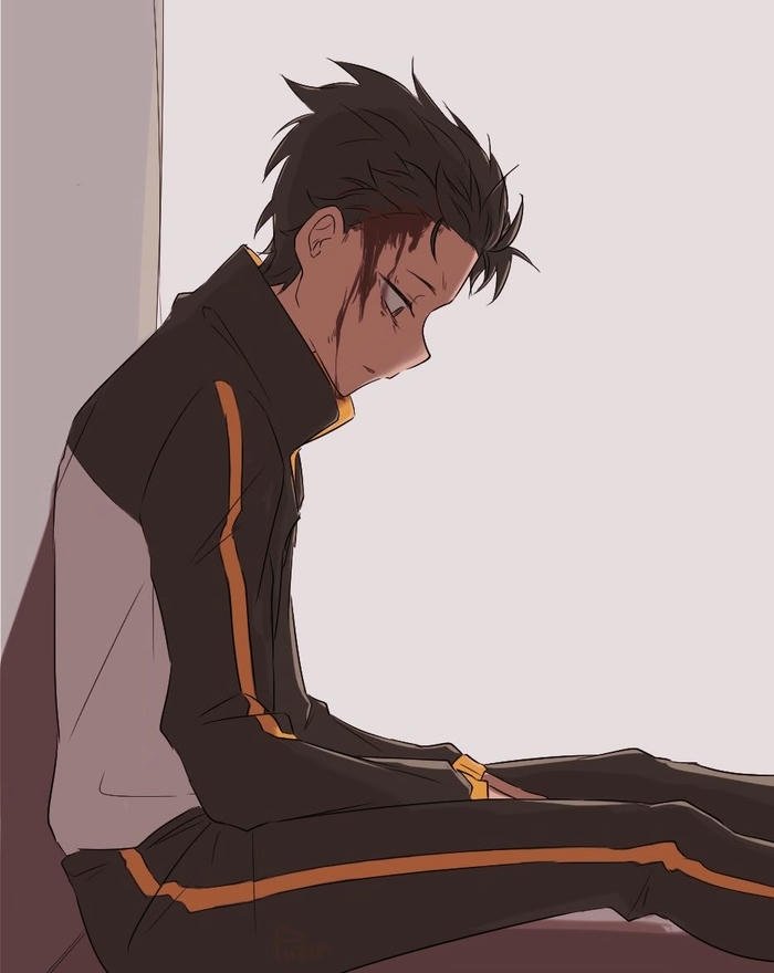 Anime Natsuki Subaru anime buồn rầu