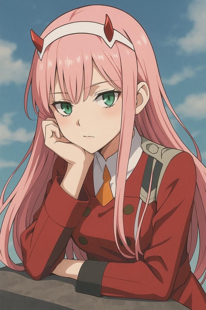 Anime Zero Two khí chất khác biệt