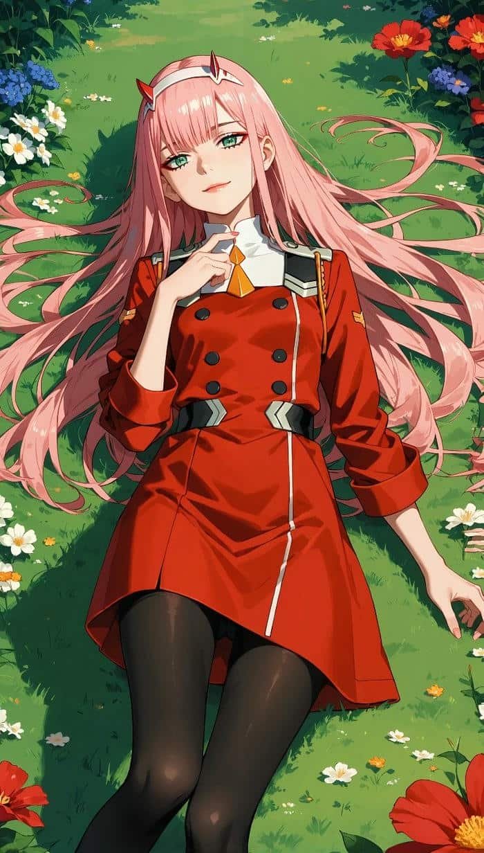 Anime Zero Two vẻ đẹp nổi loạn