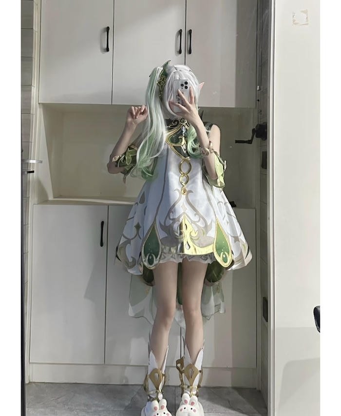 Bức ảnh ảnh nahida cosplay biểu cảm đáng yêu