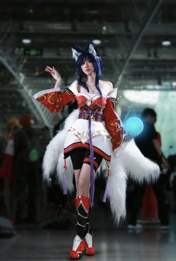 Bức ảnh cosplay ahri ánh mắt long lanh