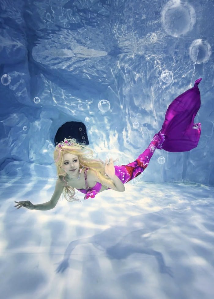 Bức ảnh cosplay nàng tiên cá phong thái nữ tính