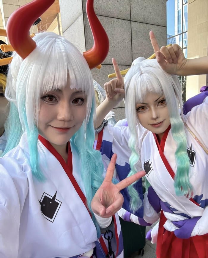 Bức ảnh cosplay yamato mái tóc dài nổi bật