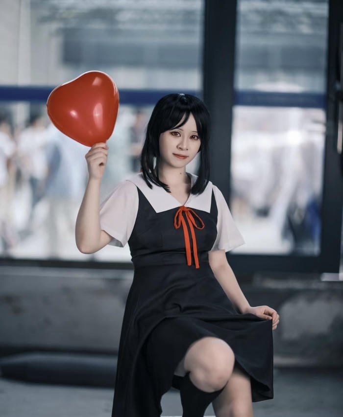 Bức ảnh kaguya cosplay ánh mắt sâu lắng dịu dàng