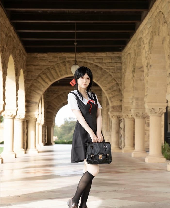 Bức ảnh kaguya cosplay biểu cảm lạnh lùng đầy khí chất