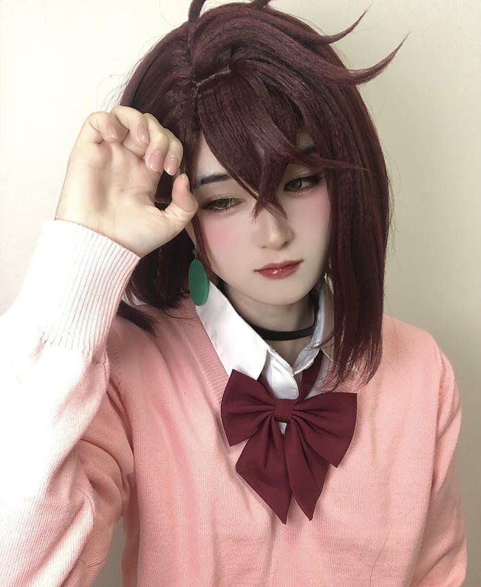 Bức ảnh momo cosplay biểu cảm tự nhiên
