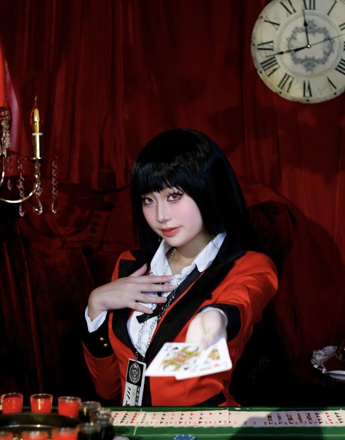 Bức ảnh yumeko jabami cosplay tạo hình cuốn