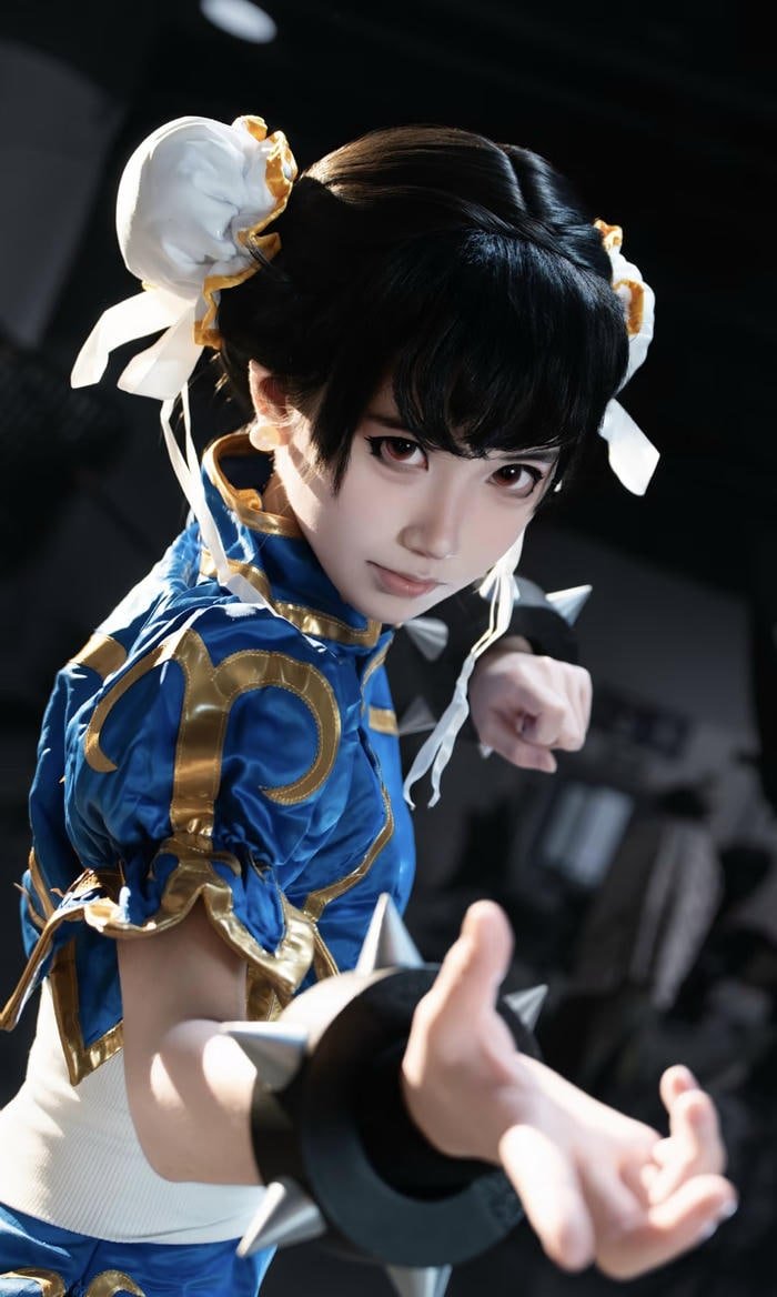 Cosplay chun li phong cách cá tính mạnh