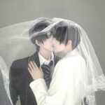 Cosplay đam mỹ chùm khăn cô dâu