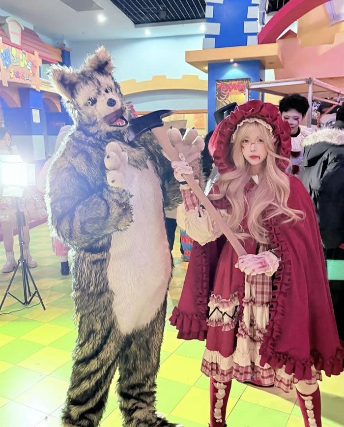 Cosplay phù thuỷ áo choàng dài