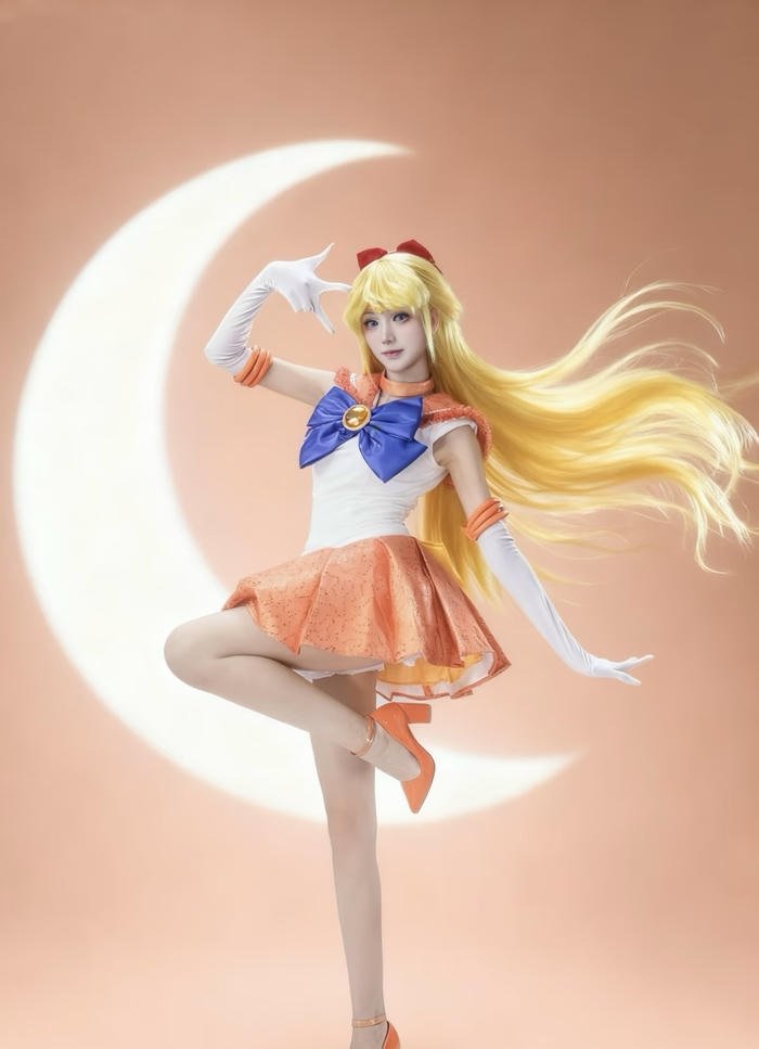 Cosplay sailor moon biểu cảm đáng yêu