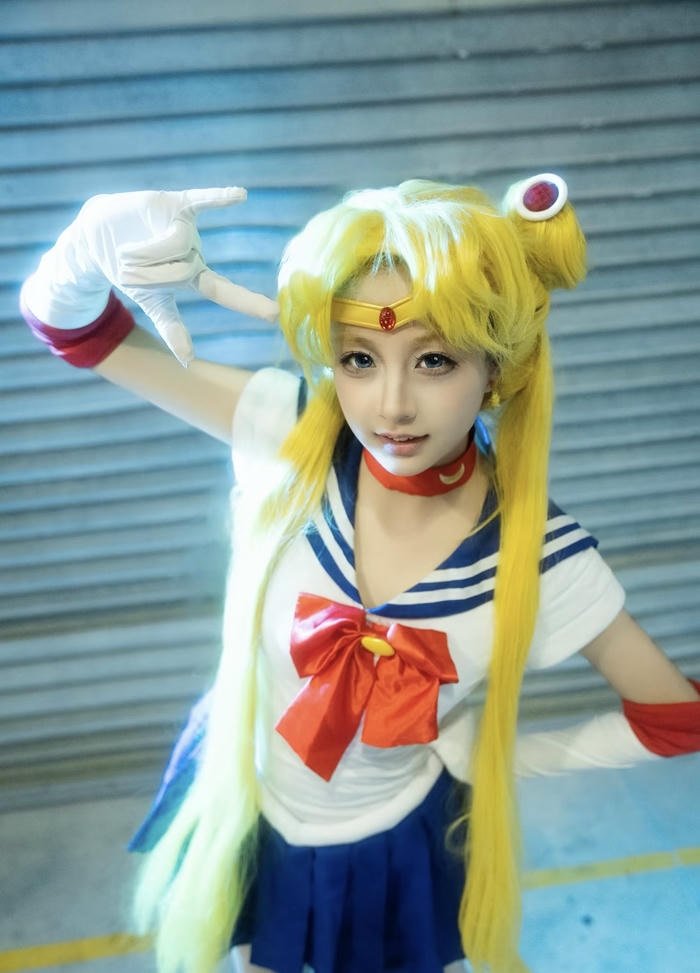 Cosplay sailor moon cảm giác trong sáng