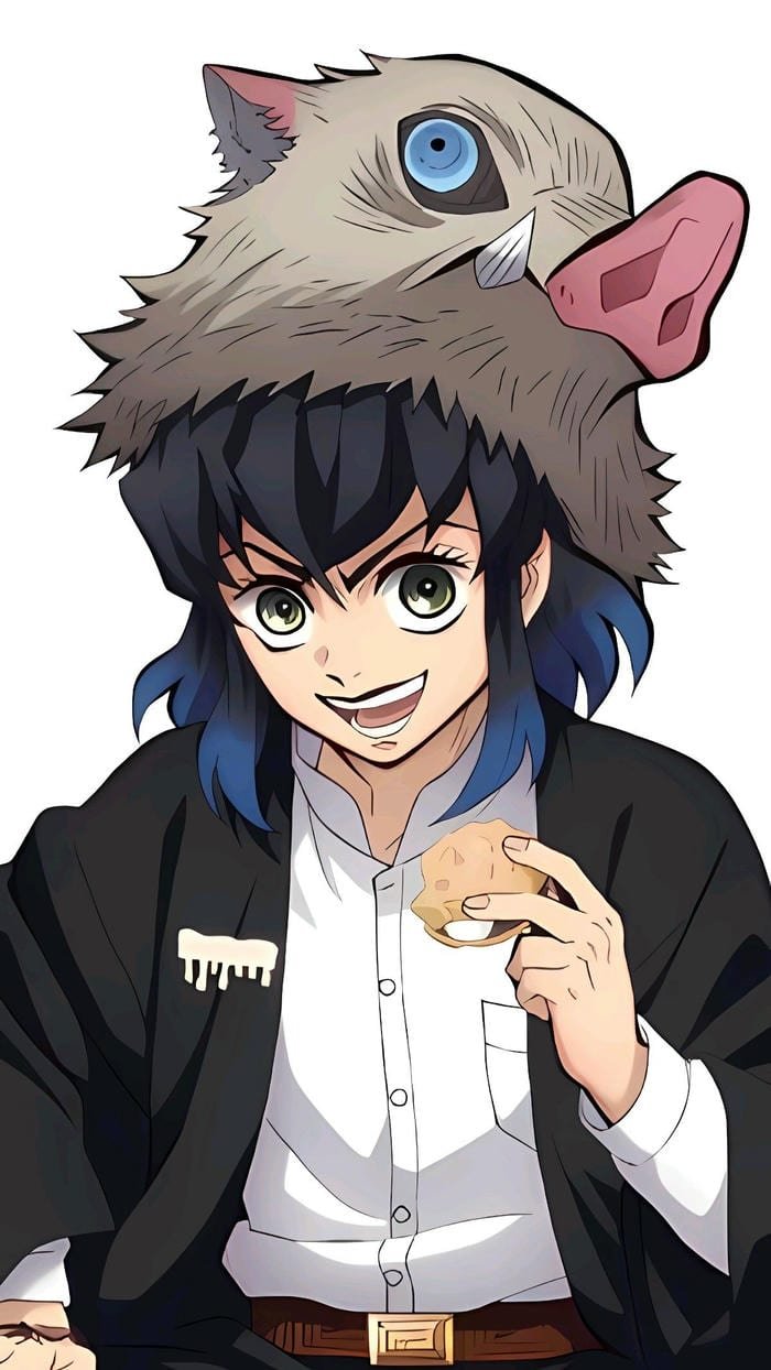 Hình Inosuke anime dáng người năng động