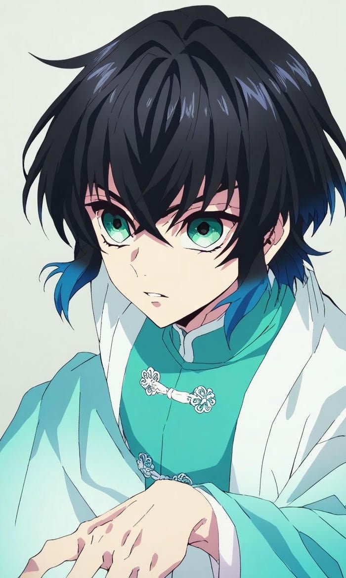 Hình Inosuke anime đôi mắt sắc lẹm