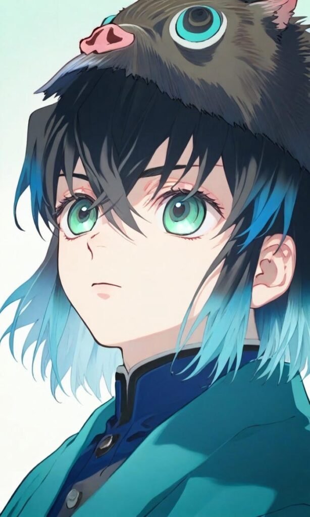 Hình Inosuke anime đôi mắt sáng nổi bật