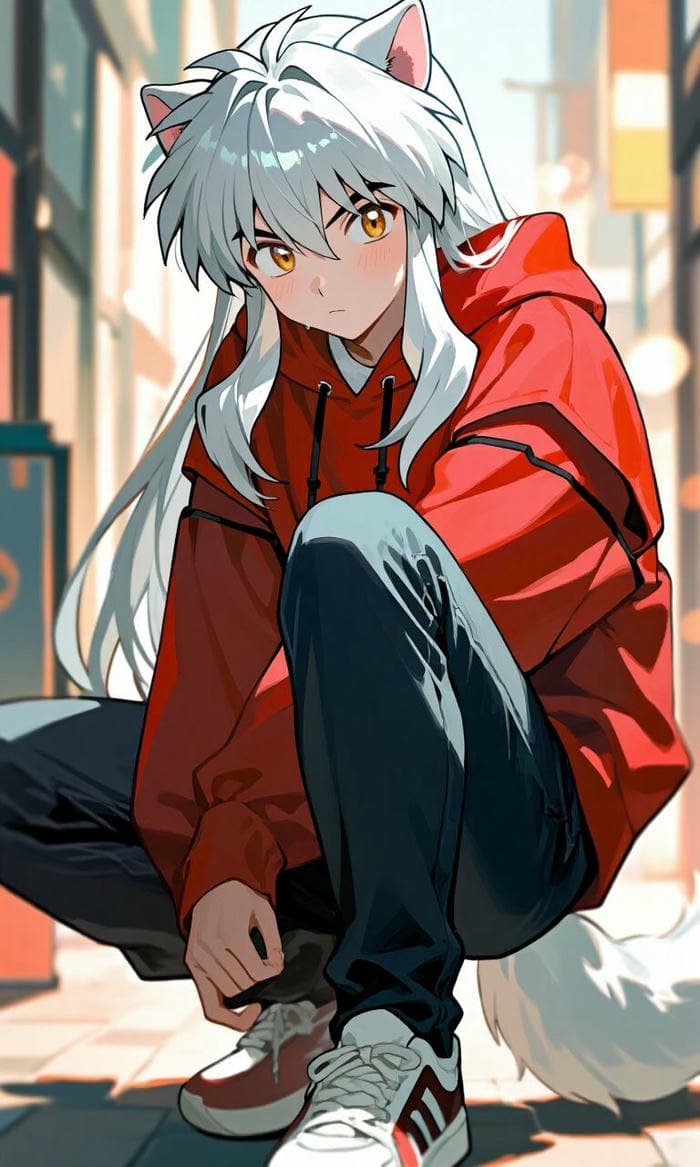 Hình Inuyasha gương mặt lạnh lùng