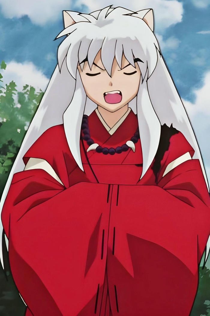 Hình Inuyasha tai chó đặc trưng