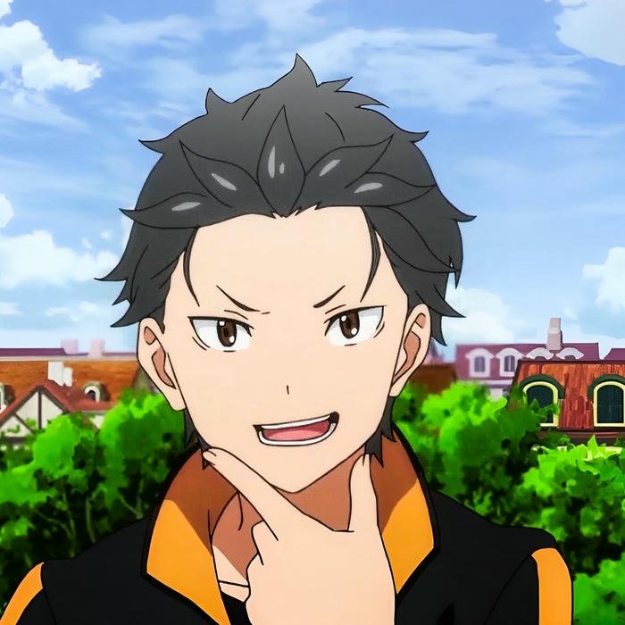 Hình Natsuki Subaru anime duyên dáng