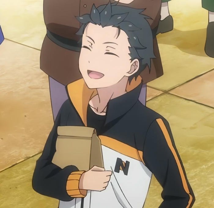 Hình Natsuki Subaru anime giản dị