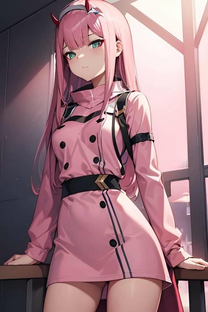 Hình Zero Two khí chất kiêu hãnh