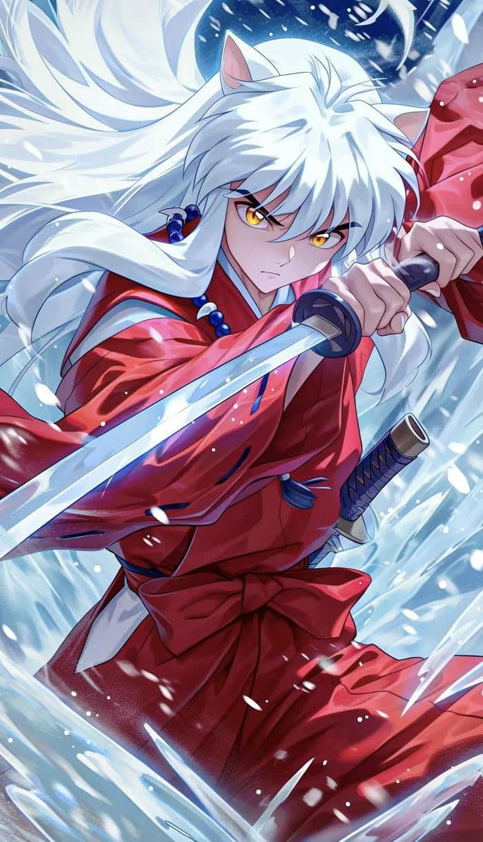 Hình ảnh Inuyasha nét ngầu đặc trưng