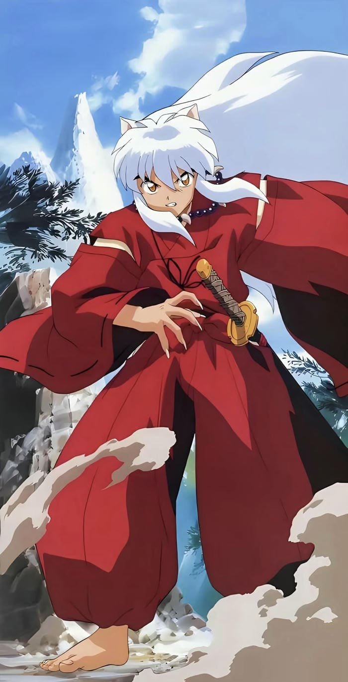 Hình ảnh Inuyasha phong cách dã chiến