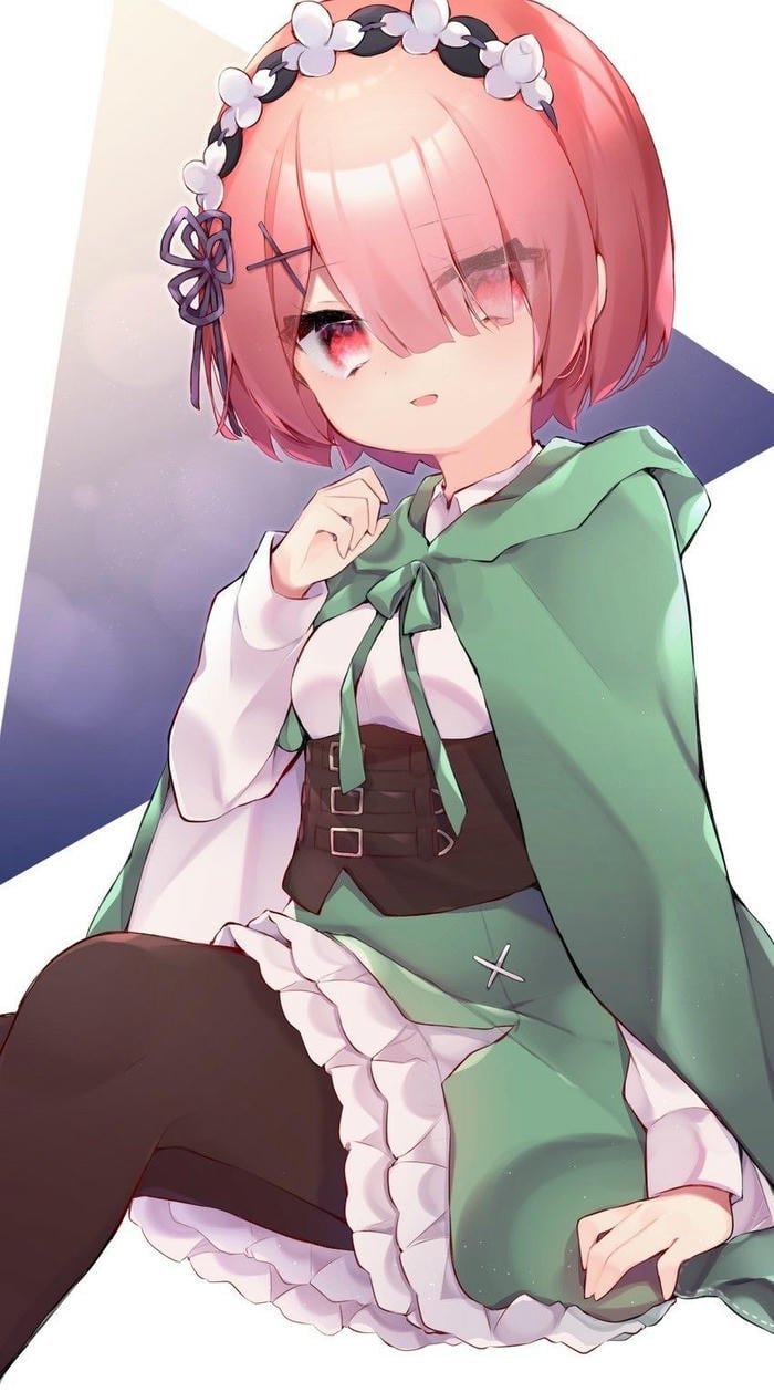 Hình ảnh Ram Re Zero đôi mắt dịu dàng