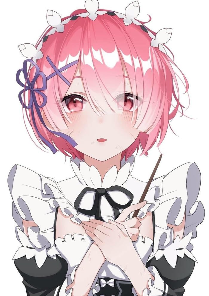 Hình ảnh Ram Re Zero phong cách dễ thương