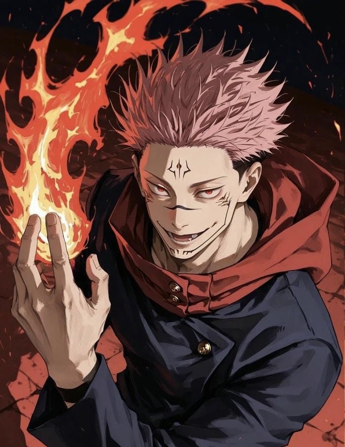 Hình ảnh Sukuna anime kẻ thống trị bóng tối