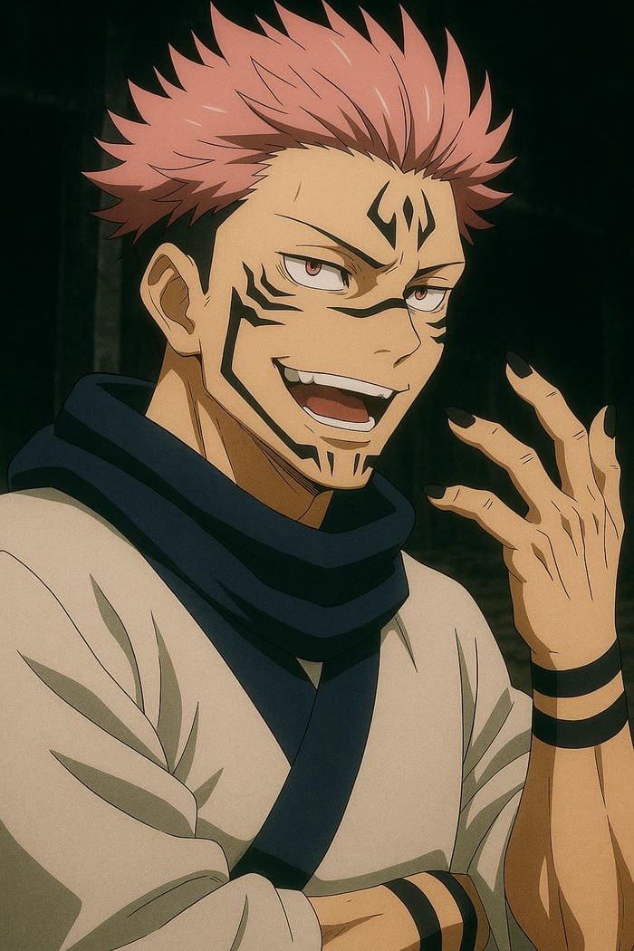 Hình ảnh Sukuna anime sức mạnh tà thuật