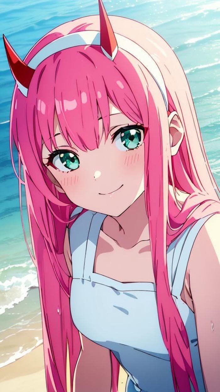 Hình ảnh Zero Two nét đẹp cá tính