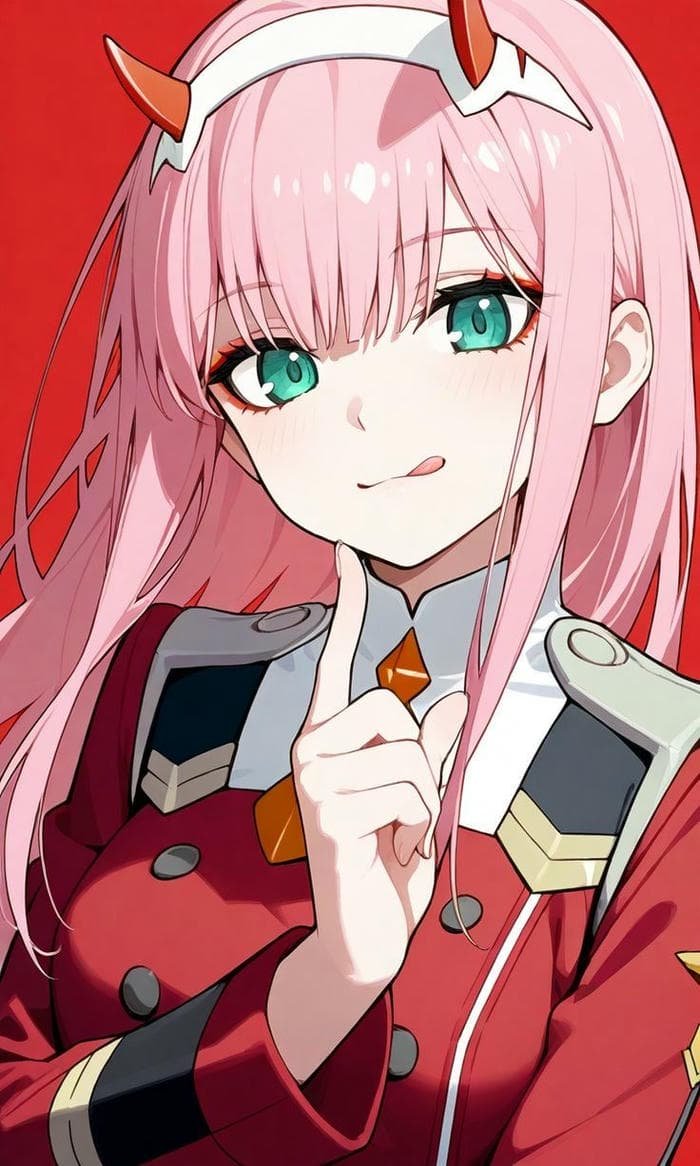 Hình ảnh Zero Two thần thái anime