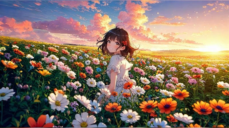 Hình ảnh bìa anime nhân vật ánh nhìn cuốn hút