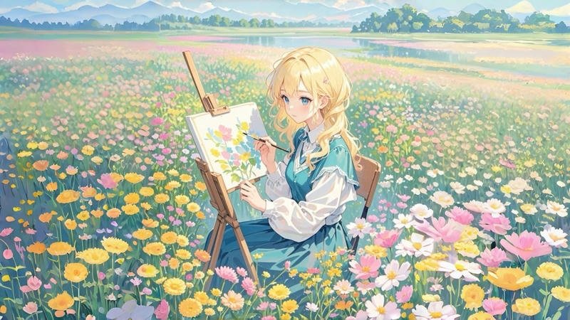 Hình ảnh bìa anime nhân vật phong cách anime