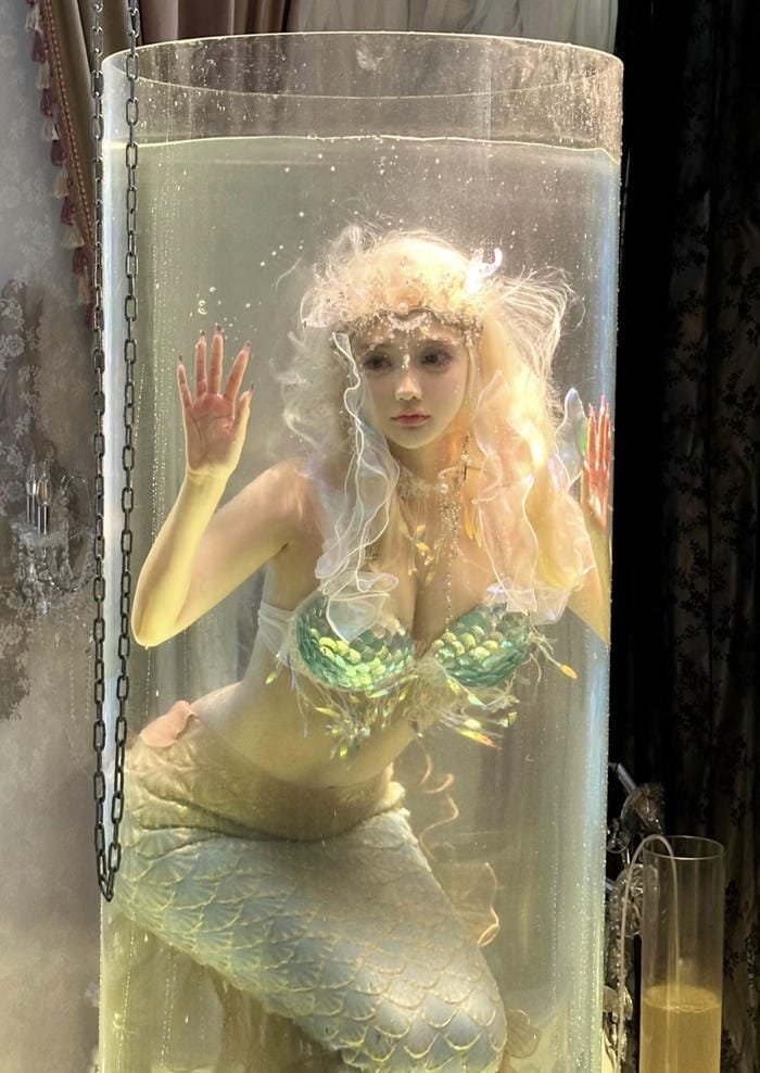 Hình ảnh cosplay nàng tiên cá nụ cười rạng rỡ