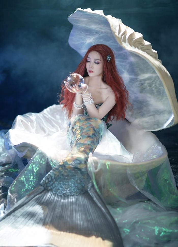 Hình ảnh cosplay nàng tiên cá phong cách fantasy cuốn hút