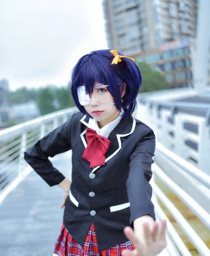 Hình ảnh cosplay rikka phong cách anime sống động