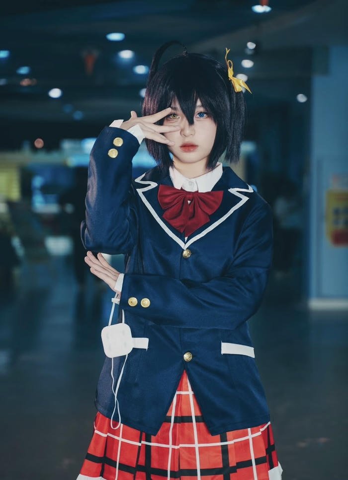 Hình ảnh cosplay rikka tạo hình nhân vật nổi bật