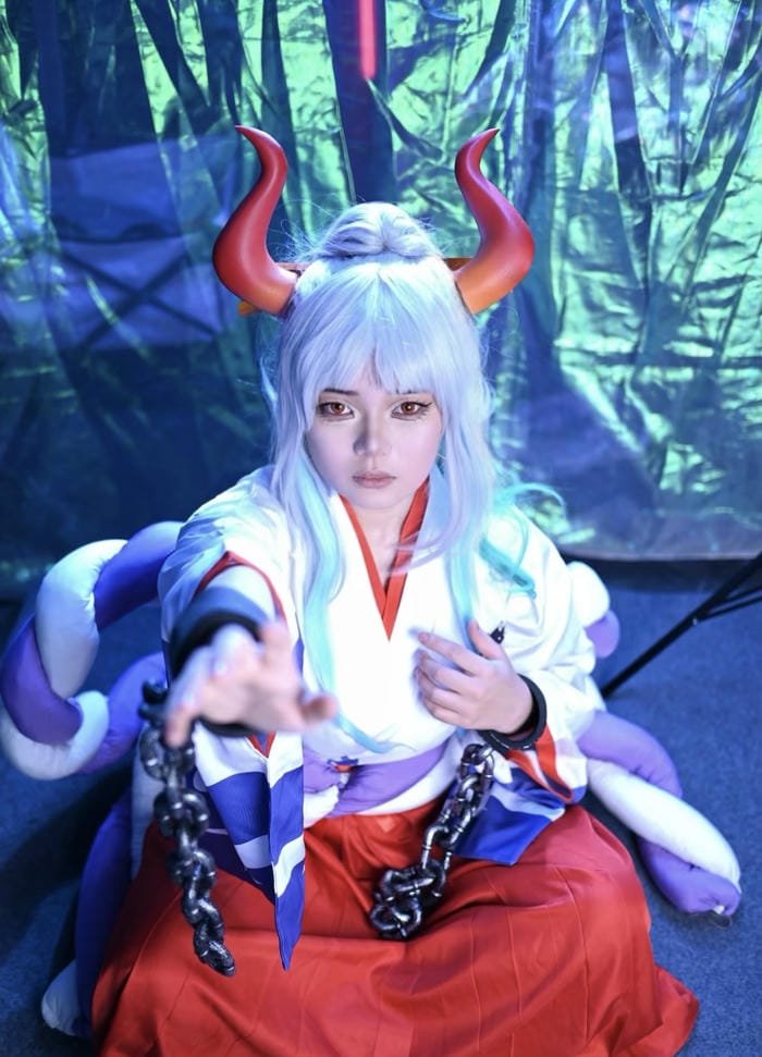 Hình ảnh cosplay yamato phong cách chiến đấu ấn tượng